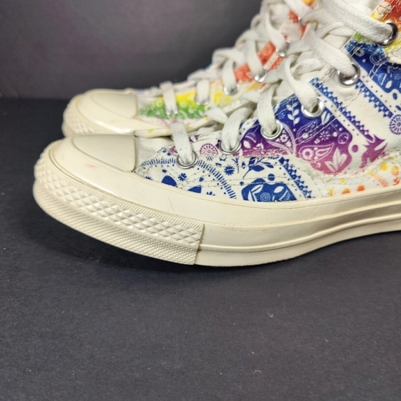 Converse All Star Pride Rainbow High Tops Unisex Sneakers Shoe Women 7.5 Men 5.5 - Picture 2 of 8